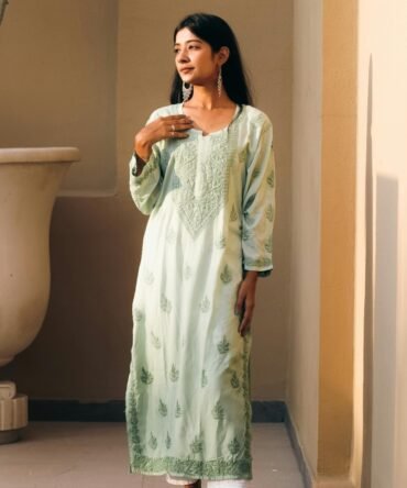 Pale Sage Green Kurti