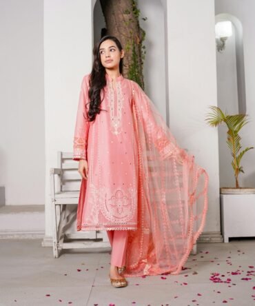 Rose Quartz Pink Kurti