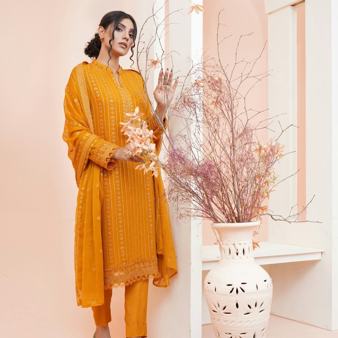 Golden Amber Kurti
