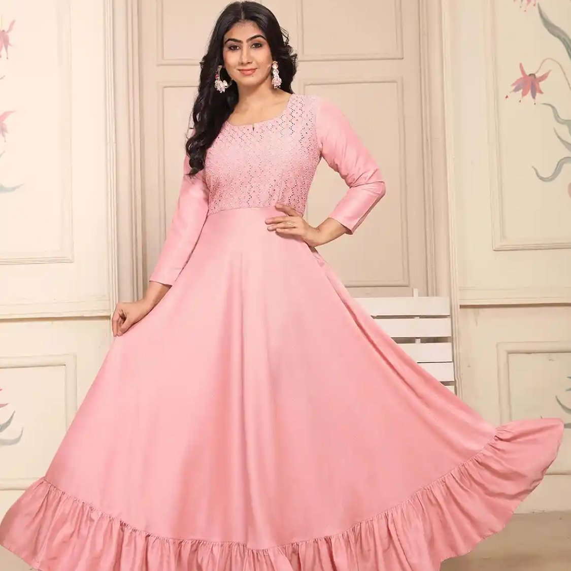Blush Rose Festive & Ethnic Dresse